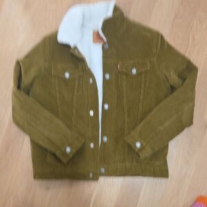 Kids Corduroy Jacket with Sherpa Lining